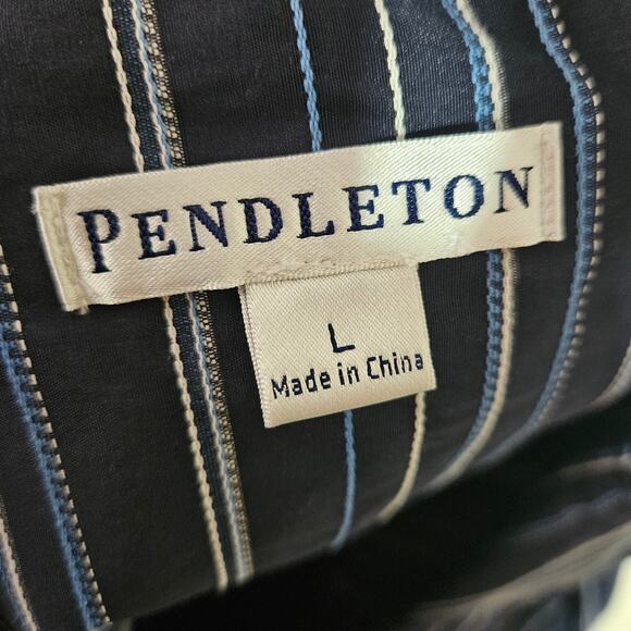 Pendleton Pinstriped Blazer Jacket Size Large - Picture 2 of 4